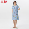 Threegun三枪 【舒感棉】圆领短袖女士家居裙睡裙-70454A011 商品缩略图3