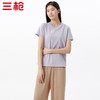 Threegun三枪 【舒感棉】印花圆领女士短袖T恤-24146A011 商品缩略图1