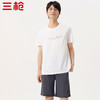Threegun三枪 【舒感棉】印花圆领男士短袖T恤-24147A011 商品缩略图6