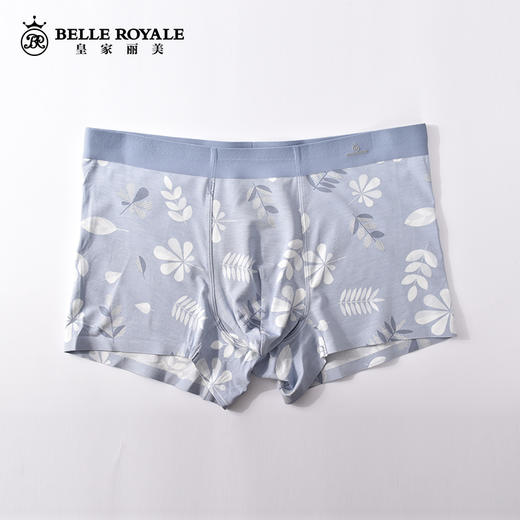 皇家丽美男士内裤平角四角裤莫代尔宽松舒适潮流个性DKN1071 商品图1