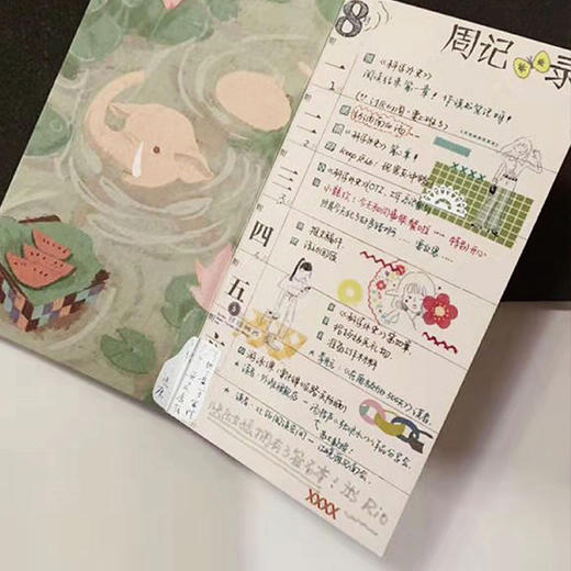 敦煌周录卡 | 读者&敦煌动物研习所系列手账卡通记录国潮文创周录卡 商品图6