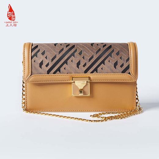 SAINTJOY/上久楷 宋锦女式腋下包 斜背包3D万字纹 BWS21A1201 商品图3