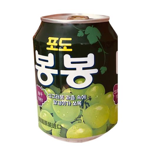 韩国进口海太葡萄果汁饮料238ml 商品图0