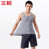 Threegun三枪 【舒肤棉】灯芯罗纹弹力男士打底背心-30869A011 商品缩略图3