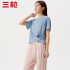 Threegun三枪 【凉感木代尔】网眼圆领女士短袖T恤-24142A011 商品缩略图1