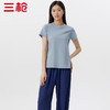 Threegun三枪 【高支丝感棉】圆领女士短袖T恤-24122A011 商品缩略图3
