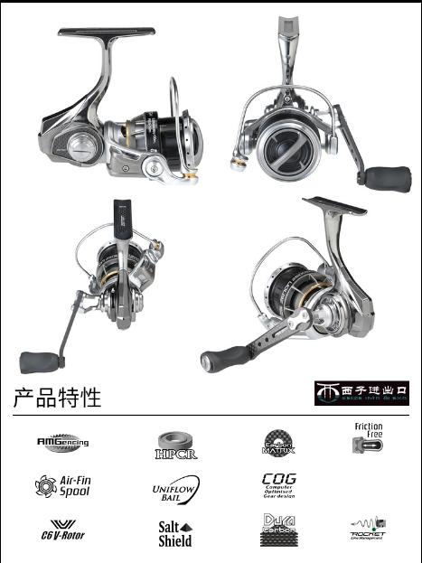 新款ABU阿布ZENON泽纳远投纺车轮超轻镁合金海钓矶钓路亚渔轮 商品图4