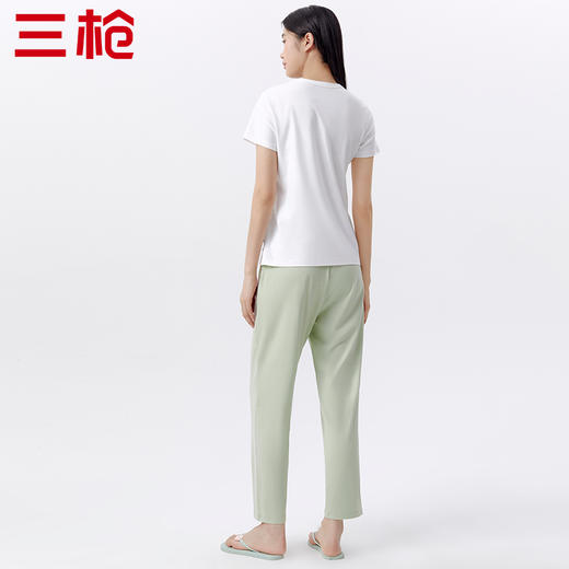Threegun三枪 【爽滑竹棉】女士家居休闲长裤睡裤-61248B011 商品图4