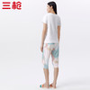 Threegun三枪 【高支木代尔】女士印花家居中裤睡裤-61224B011 商品缩略图2