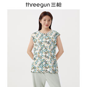 Threegun三枪 【水柔棉】圆领女士打底背心-30928A011