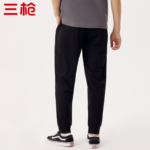 Threegun三枪 【罗马布】男士休闲家居长裤睡裤-61235B011 商品图6