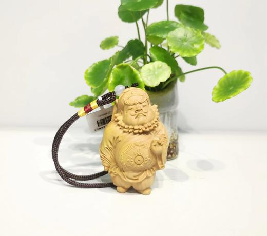 钟馗°黄杨木挂件 商品图0