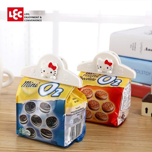 日本LEC Hello Kitty凯蒂猫小号零食密封夹（2个入） 商品图11