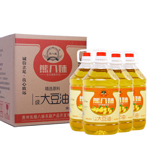 【黔南好物】熊八妹一级大豆油5L 商品图3