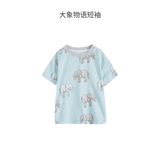 【39.9元任选2件单件不退】ibaby×outlast太空科技恒温全棉短袖上衣/七分裤分体家居服 亲肤透气睡衣薄夏 商品图10