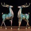 彩铜九色鹿摆件中式鹿高档创意家居客厅电视柜装饰品乔迁商务礼品 商品缩略图2