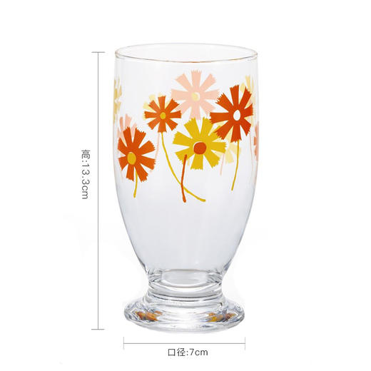 aderia日本进口石塚硝子昭和复古玻璃杯冷水冷饮创意水杯饮料夏日335ml【不支持补差，非质量问题不退不换】S 商品图6