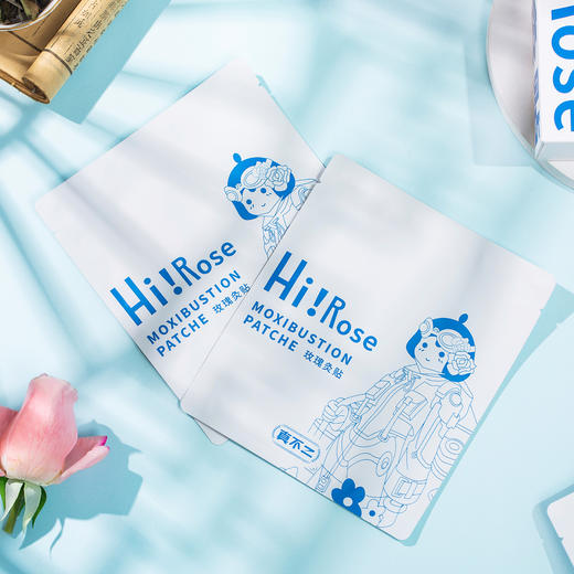 真不二 大马士革玫瑰灸贴 全身暖贴  草本热敷 商品图1