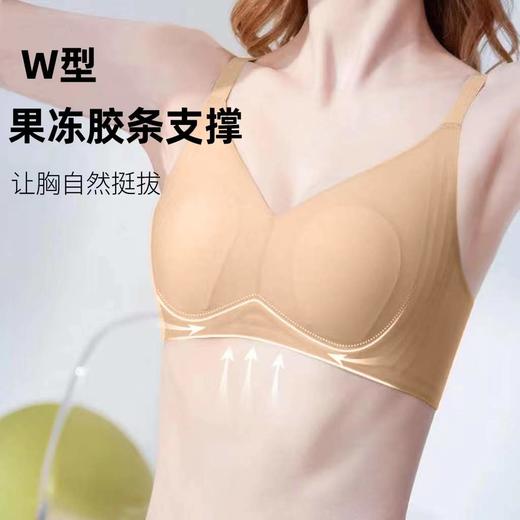 「冰丝果冻内衣」PSQUEEN 莱卡纤维果冻内衣 兔耳朵罩杯 塑形聚拢 轻盈柔软 舒适无痕 凉爽透气 薄至0.1cm 仿如无穿 商品图2