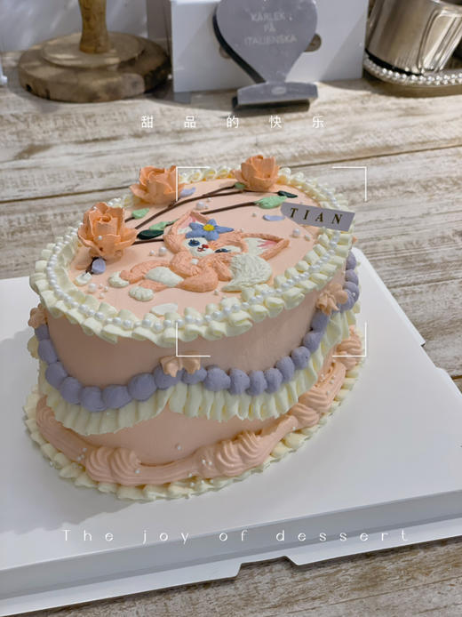 川沙妲己，6寸，3-5人。萌哒哒的林娜贝尔，奶油霜手绘蛋糕，需提前48小时预定 商品图6