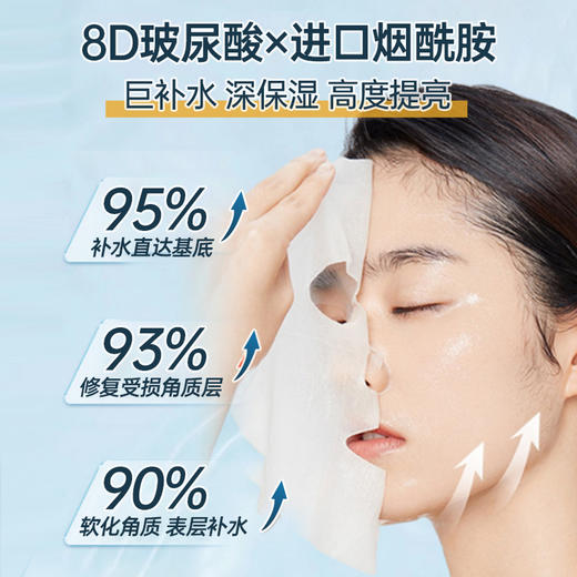 【所有会员可享】烟酰胺补水保湿面膜5片｜美白补水（订单满29元可联系客服包邮寄出） 商品图1