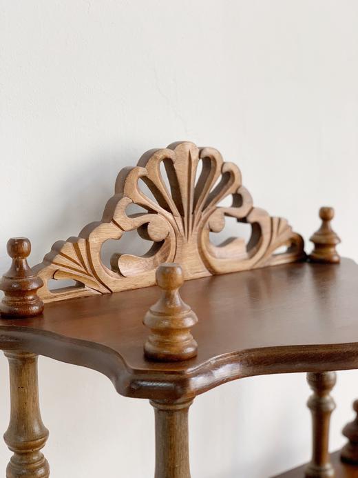 法国二十世纪古典主义中古五层实木置物架AU022 商品图3