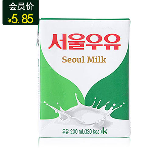 서울우유멸균寿尔牛奶灭菌200ml 商品图0