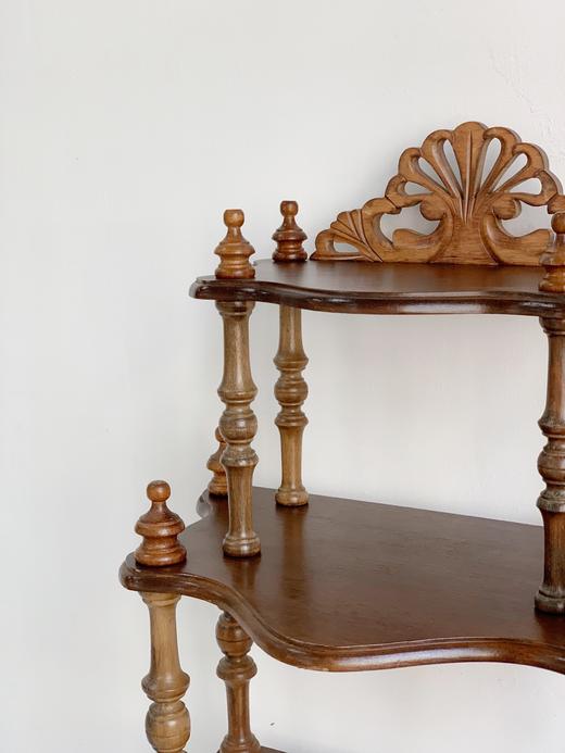 法国二十世纪古典主义中古五层实木置物架AU022 商品图6