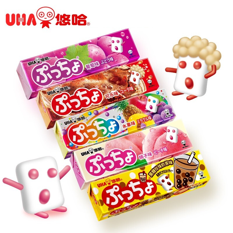 50g悠哈普超水果味软糖