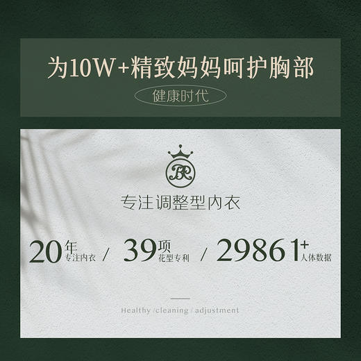 皇家丽美无钢圈美背内衣女大胸显小聚拢调整型收副乳文胸WW115-1 商品图5