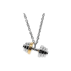 Rawness/契健 旋动杠铃项链 25mm