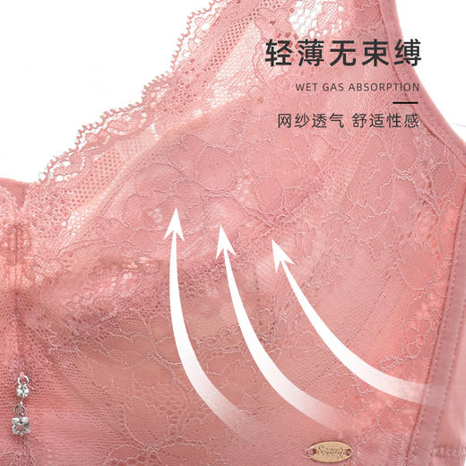 皇家丽美记忆钢圈收副乳3/4罩杯调整型文胸WJ907-1 商品图3