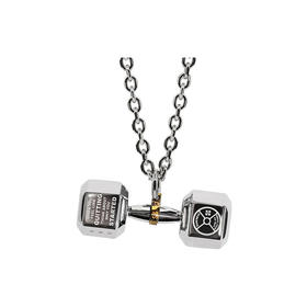 Rawness/契健 钛钢哑铃项链