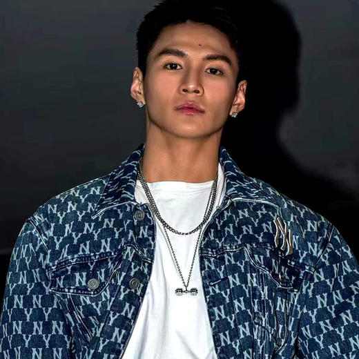 Rawness/契健 钛钢哑铃项链 商品图1