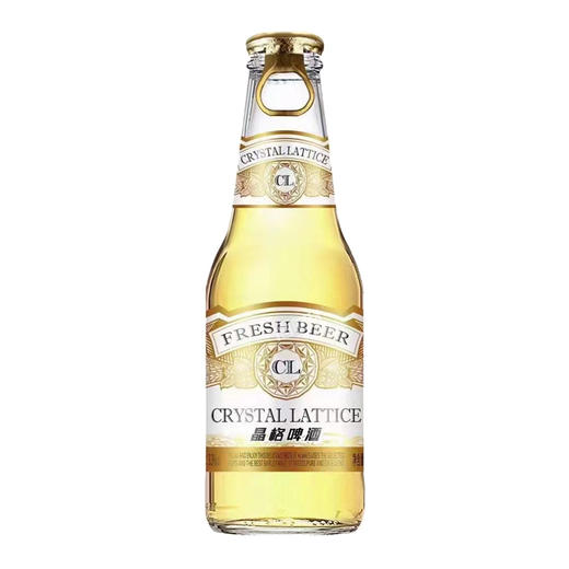 [啤酒]晶格啤酒(黄晶格拉环)啤酒236ml*24瓶整箱 商品图1