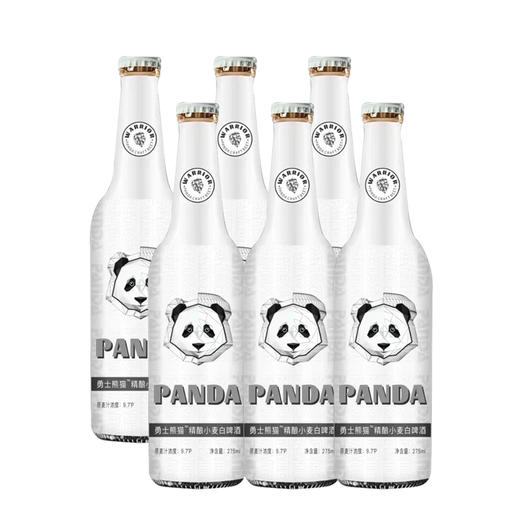 [啤酒]勇士熊猫(白啤)275ml*24瓶整箱 商品图1