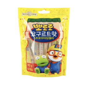 啵乐乐 养乐多味果冻条200g 뽀로로 젤리스트로우요구르트맛200g