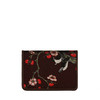 SAINTJOY/上久楷宋锦卡包梅花深红色BWS19K0406 商品缩略图0