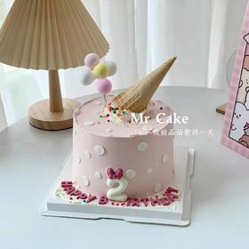 复古甜筒翻糖蛋糕（百分百进口动物奶油）