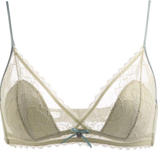 金三塔.nita  真丝蕾丝法式三角杯内衣、套装可选NZFAA303 商品图7