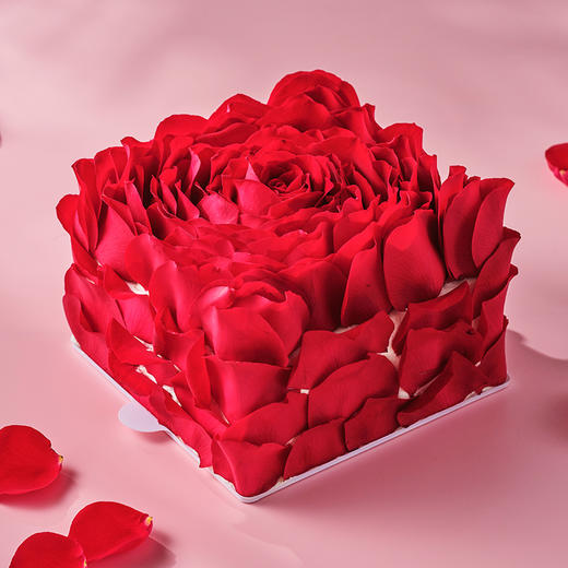 致爱-钟情 表白/求婚 玫瑰酒冻慕斯蛋糕 商品图4