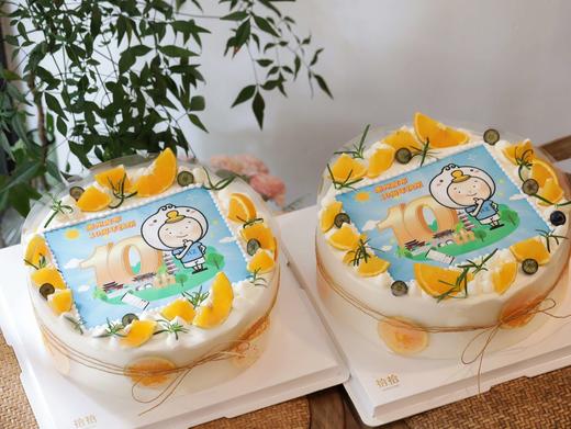 「惠州发布·10周年庆」巧克力糯米糖纸·订制照片·100%动物奶油（附图10寸·提前24小时预订） 商品图1