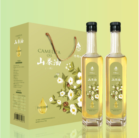 【专项链接】牛郎神田山茶油500ml*2礼盒装