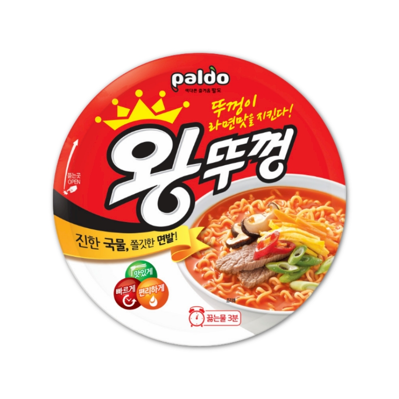 팔도 킹왕뚜껑110g