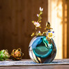 轻奢高端珐琅彩玻璃花瓶摆件客厅玄关欧式家居家居装饰品海洋之心【不支持补差，非质量问题不退不换】S 商品缩略图2