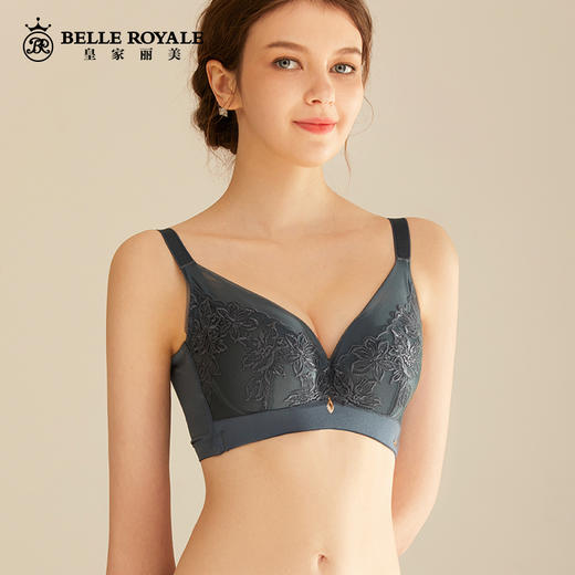 皇家丽美调整型文胸记忆钢圈小胸显大舒适透气干爽WJ089-3 商品图0