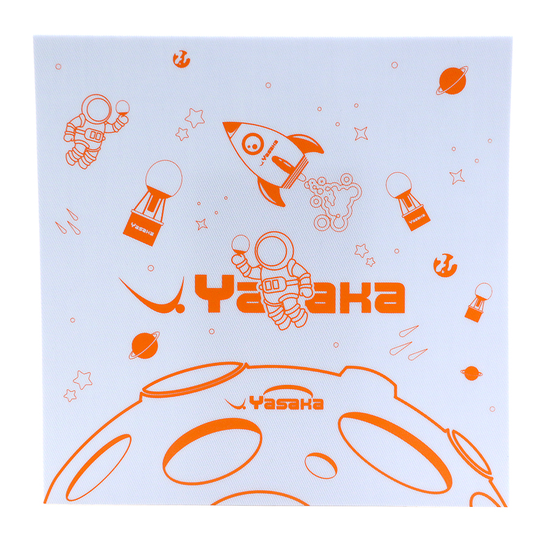 Yasaka亚萨卡乒乓球胶皮保护膜太空人静电（无胶自粘型）乒乓球拍套胶护胶膜 单片装