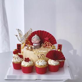 子孙满堂（8个纸杯）