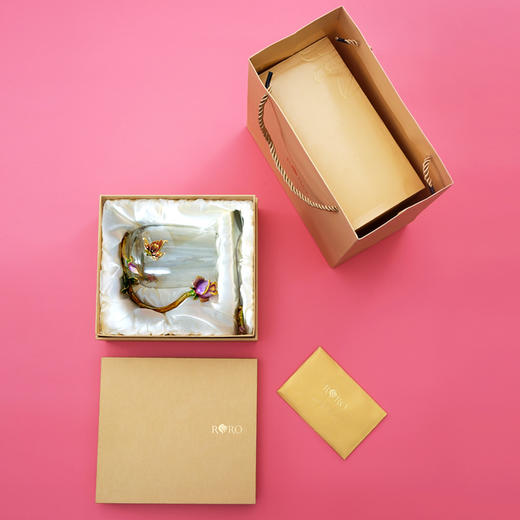 B-LB-14716J/14713/14718J 罗比罗丹 玫瑰之约水杯珐琅彩花茶杯 商品图5