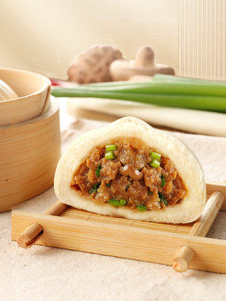 300g 冶春 鲜肉包 速冻早餐 扬州包子 商品图2